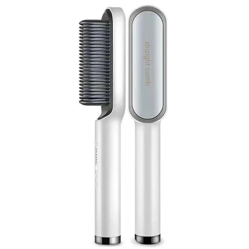 Perie Electrică pentru Îndreptat Părul, Temperatură Reglabilă, Încălzire Rapidă, Anti-Frizz, Profesională