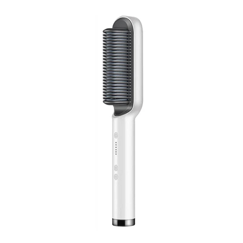 Perie Electrică pentru Îndreptat Părul, Temperatură Reglabilă, Încălzire Rapidă, Anti-Frizz, Profesională