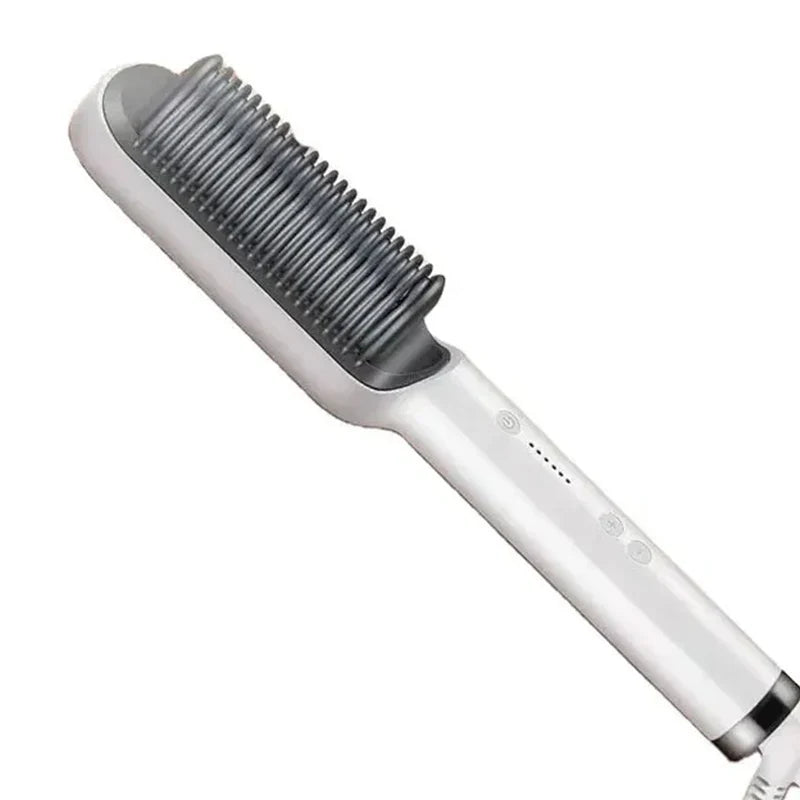 Perie Electrică pentru Îndreptat Părul, Temperatură Reglabilă, Încălzire Rapidă, Anti-Frizz, Profesională