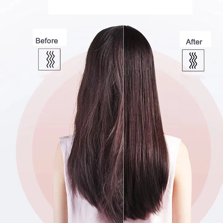 Perie Electrică pentru Îndreptat Părul, Temperatură Reglabilă, Încălzire Rapidă, Anti-Frizz, Profesională